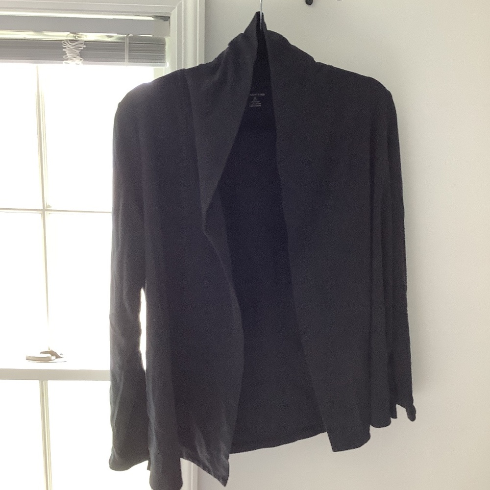 Lands end open cardigan